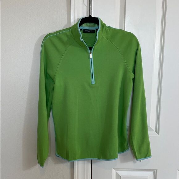 Bobby Jones Green Half-Zip Pullover - Picture 1 of 5